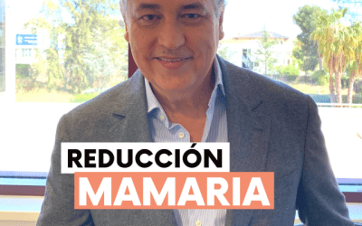 reducci&oacute;n mamaria, donde se ha realizado una reducci&oacute;n de la areola